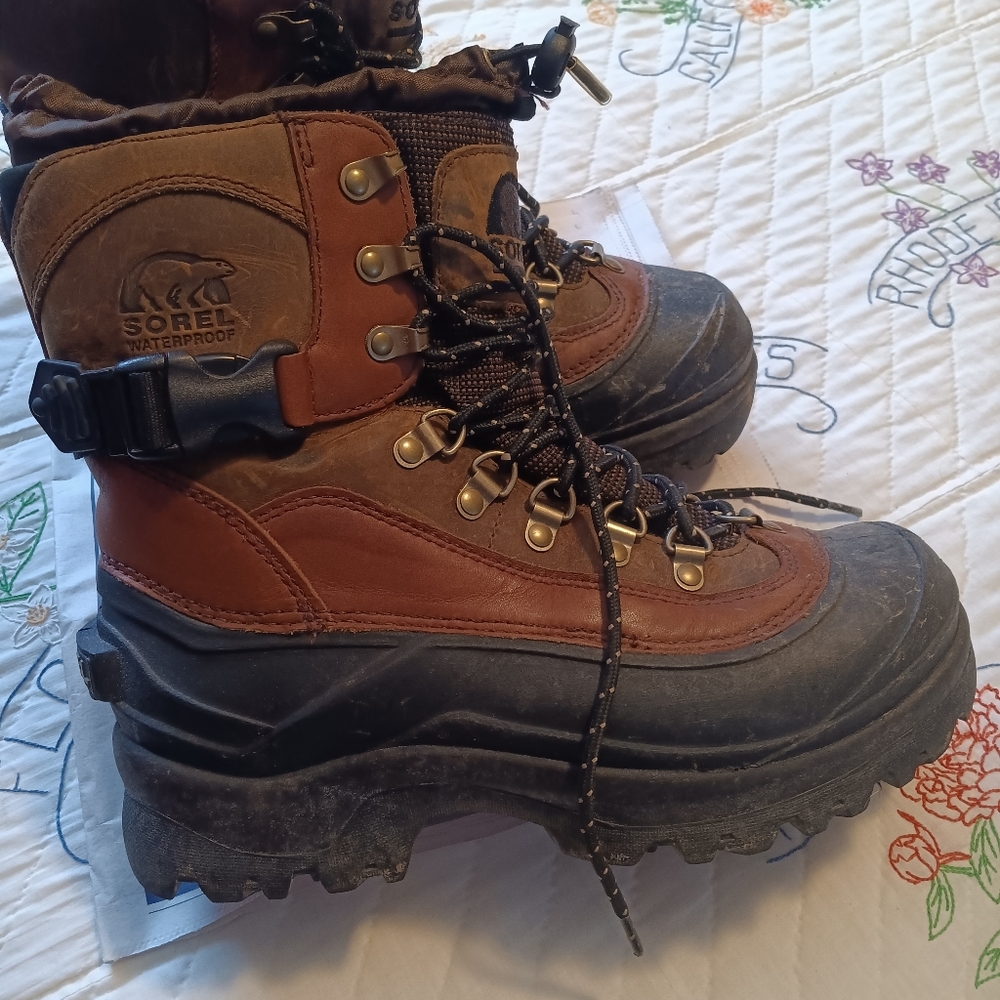 mens size 8 sorel work/winter boots